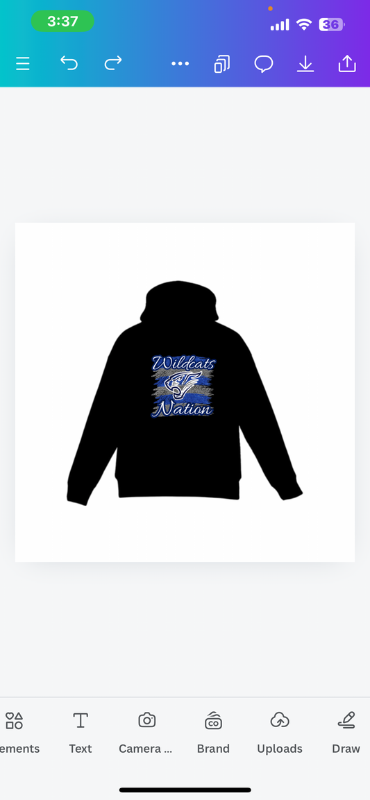Custom hoodie, Comfortable, Stylish, and Perfect for Showcasing School Spirit!